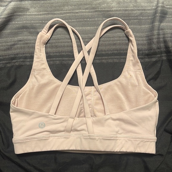 Pink Lululemon Energy Sports Bra - Picture 2 of 3